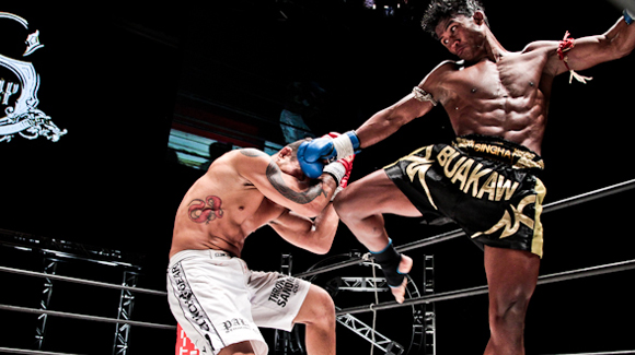 Combat de boxe thaïlandaise